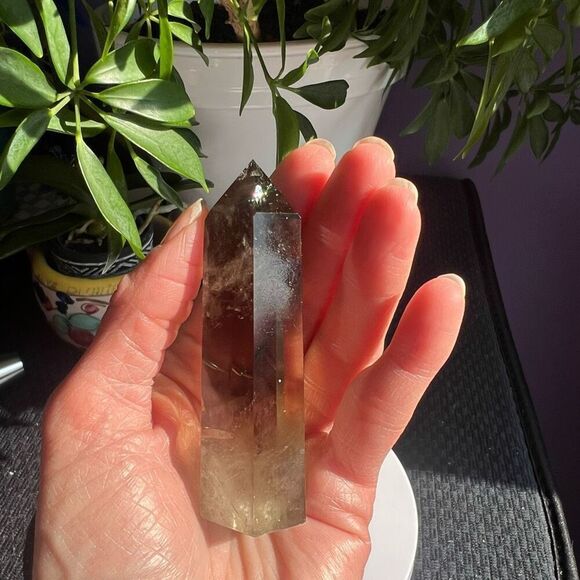 Rainbow Smoky Quartz Crystal Tower (#9) - Picture 2 of 13